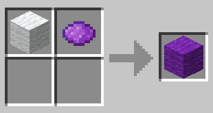 Схема крафта: Фиолетовая шерсть