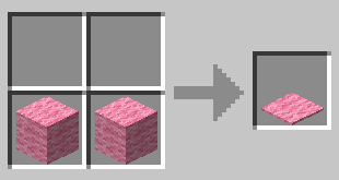 Схема крафта: Розовый ковёр