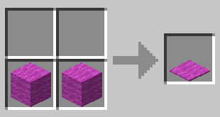 Схема крафта: Пурпурный ковёр