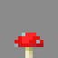 Красный гриб Майнкрафт