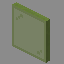 Зелёная стеклянная панель Майнкрафт