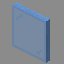 Голубая стеклянная панель Майнкрафт