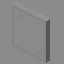 Светло-серая стеклянная панель Майнкрафт
