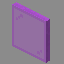 Пурпурная стеклянная панель