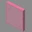 Розовая стеклянная панель Майнкрафт