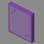 Фиолетовая стеклянная панель