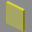 Жёлтая стеклянная панель