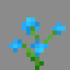 Синяя орхидея Майнкрафт