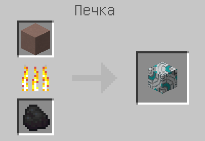 Схема крафта: Светло-серая глазурованная керамика